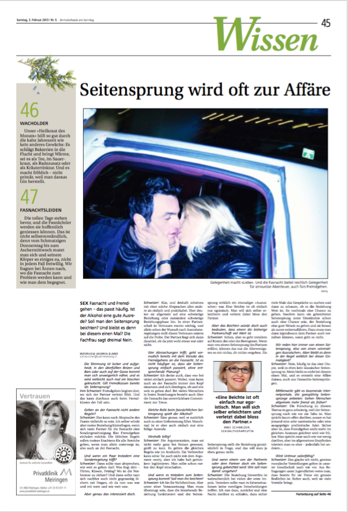 Seitensprung wird oft zur Affäre